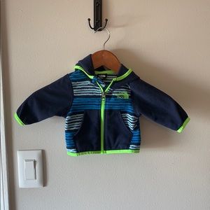 The North Face fleece zip jacket 0-3 m